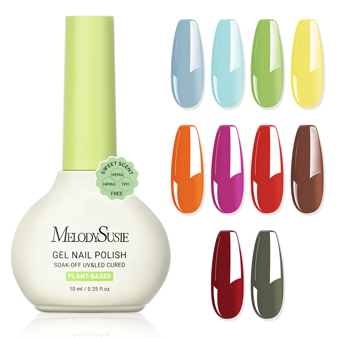 Sweet Scent HEMA-Free & HPMA-Free & TPO-Free Plant-Based Gel Nail Polish Set - Image 24
