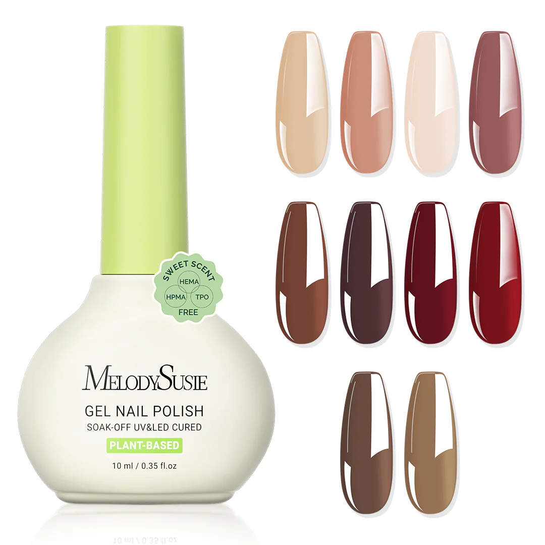 Sweet Scent HEMA-Free & HPMA-Free & TPO-Free Plant-Based Gel Nail Polish Set - Image 25
