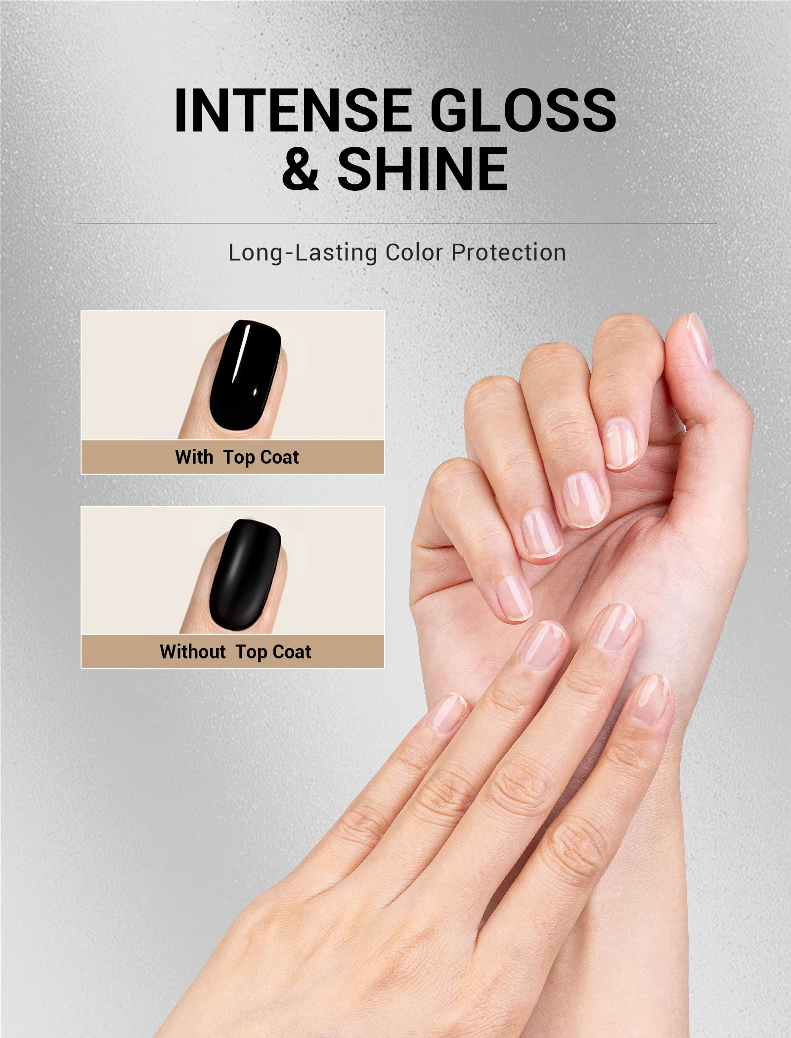 Top & Base Coat - Gel Nail Polish(15ml) - Image 5