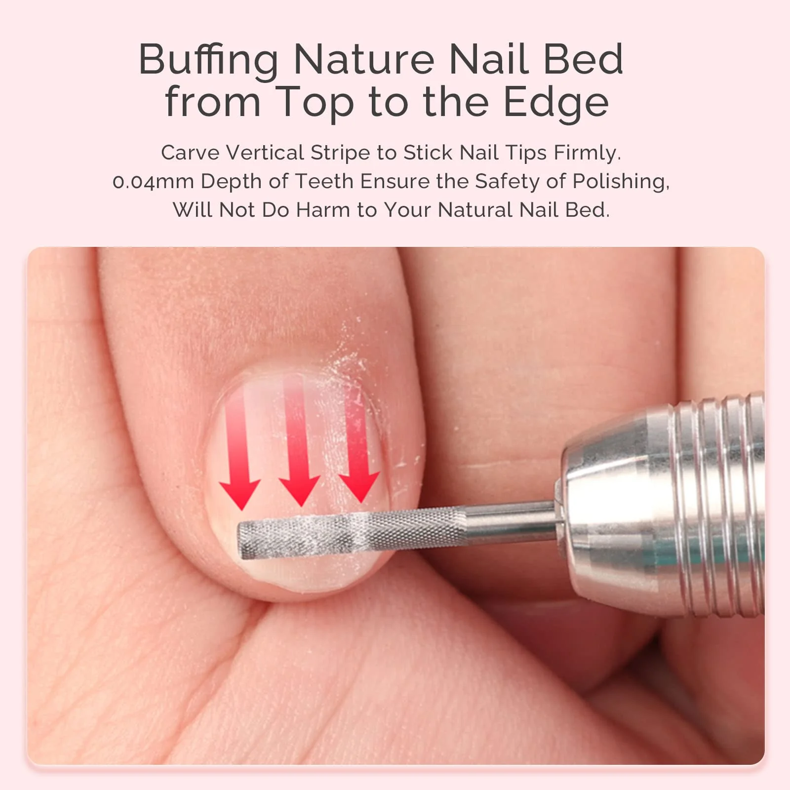 Tungsten Carbide Nature Nail Buffer Nail Drill Bit-Extra Fine(1pc) - Image 4