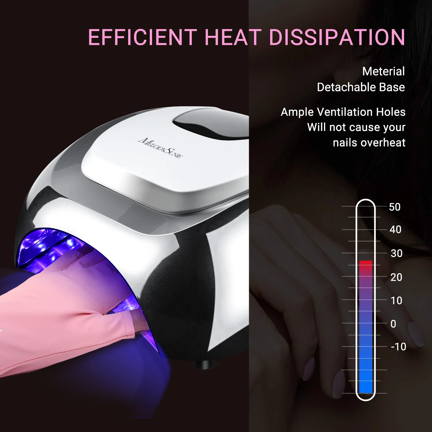 Aurora 4 (S-Pro27T) LED/UV Nail Lamp - Image 5